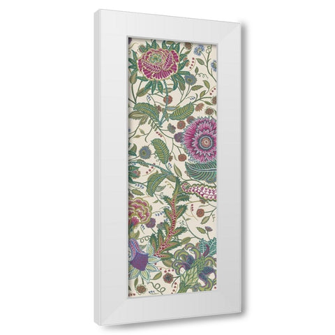 Tropical Chintz II White Modern Wood Framed Art Print by Wang, Melissa