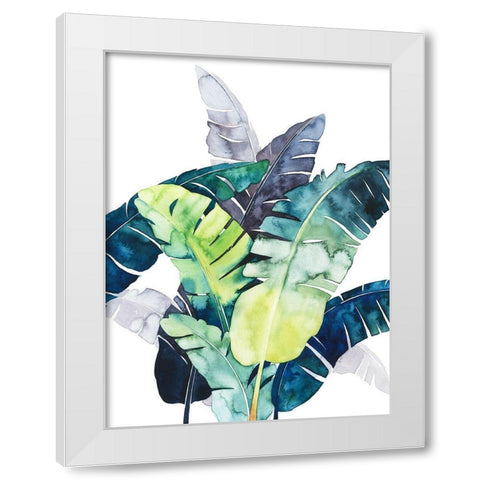 Twilight Palms II White Modern Wood Framed Art Print by Popp, Grace