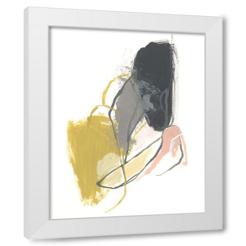 Seismic Breakdown I White Modern Wood Framed Art Print by Vess, June Erica