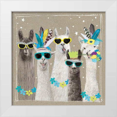 Fancy Pants Farm V White Modern Wood Framed Art Print by Gower, Hammond