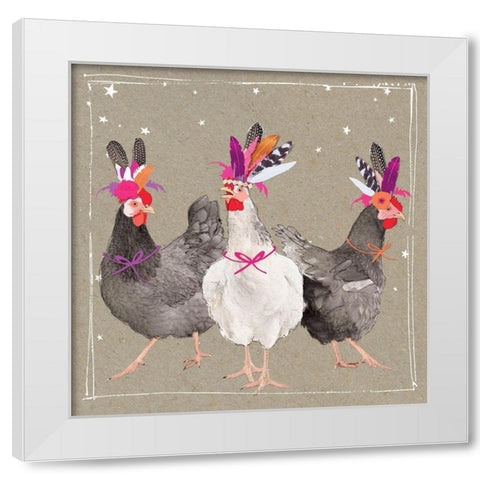 Fancy Pants Farm XI White Modern Wood Framed Art Print by Gower, Hammond