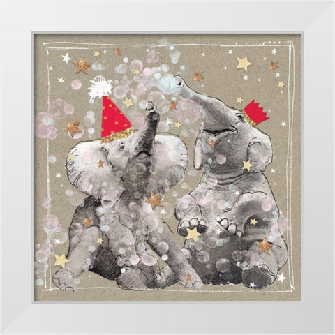 Fancy Pants Zoo VII White Modern Wood Framed Art Print by Gower, Hammond