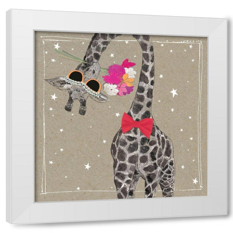 Fancy Pants Zoo VIII White Modern Wood Framed Art Print by Gower, Hammond