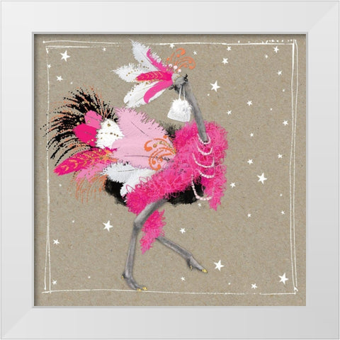 Fancy Pants Zoo X White Modern Wood Framed Art Print by Gower, Hammond