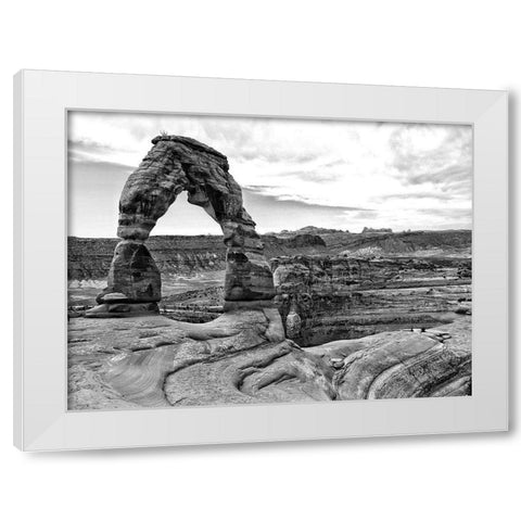 Desert Arches I White Modern Wood Framed Art Print by Guthrie, Jenna