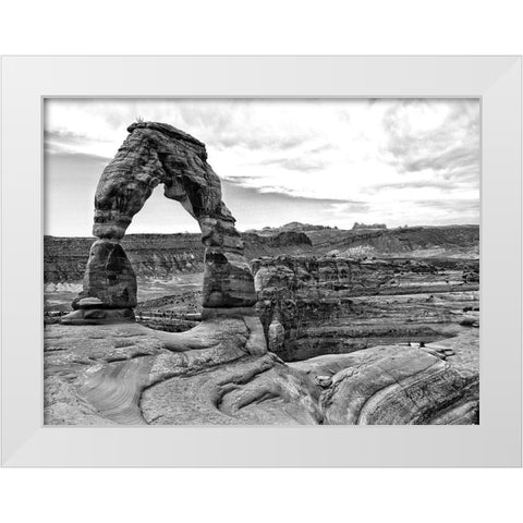 Desert Arches I White Modern Wood Framed Art Print by Guthrie, Jenna
