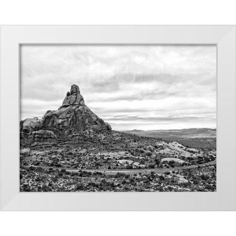 Desert Arches II White Modern Wood Framed Art Print by Guthrie, Jenna