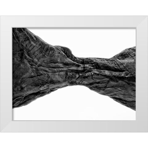 Desert Arches V White Modern Wood Framed Art Print by Guthrie, Jenna