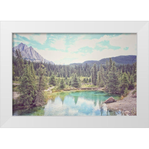 Banff IV White Modern Wood Framed Art Print by Guthrie, Jenna