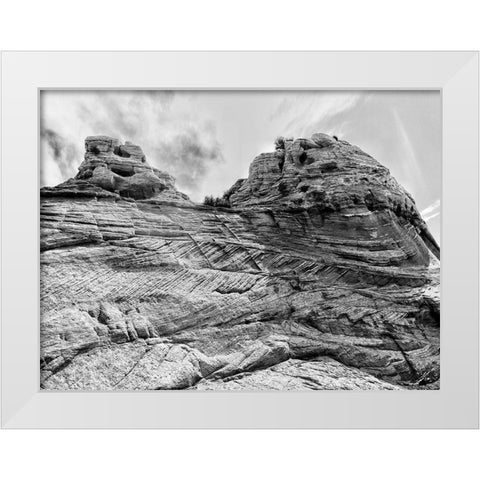 Canyon Lands I White Modern Wood Framed Art Print by Guthrie, Jenna