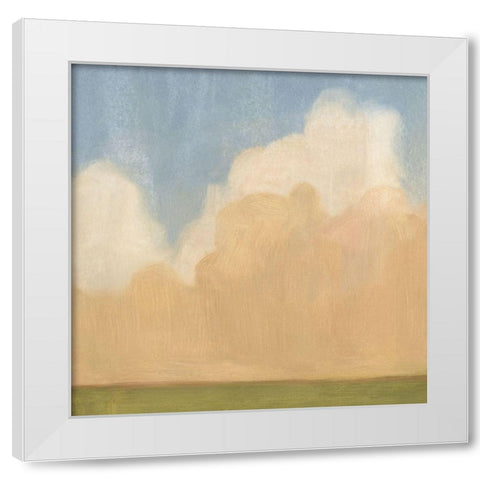 Evening Plane II White Modern Wood Framed Art Print by Scarvey, Emma