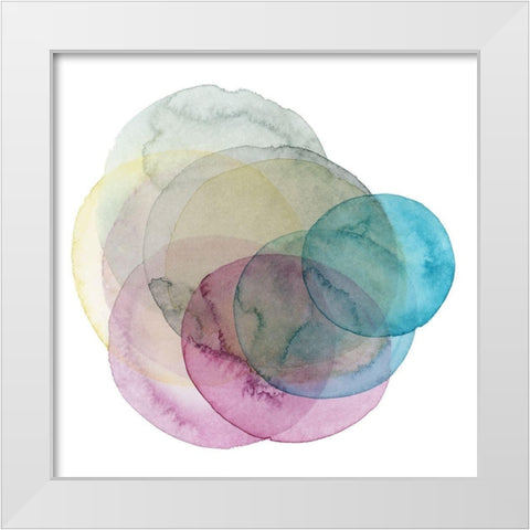 Evolving Planets II White Modern Wood Framed Art Print by Popp, Grace