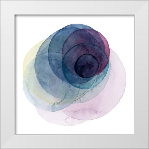 Evolving Planets III White Modern Wood Framed Art Print by Popp, Grace