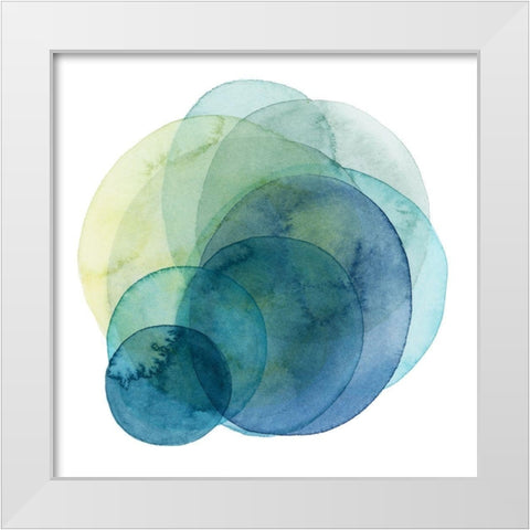 Evolving Planets IV White Modern Wood Framed Art Print by Popp, Grace