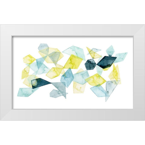 Seaglass Abstract II White Modern Wood Framed Art Print by Popp, Grace