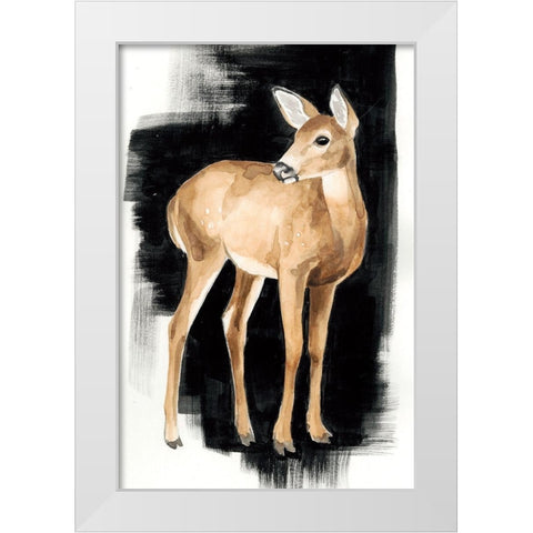 Custom Nocturnal II White Modern Wood Framed Art Print by Popp, Grace