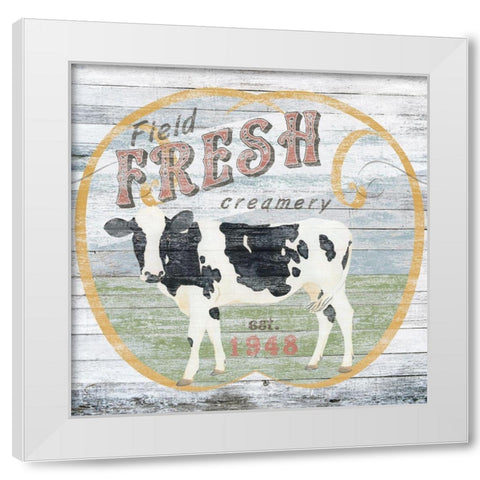 Custom Farm Supply IV White Modern Wood Framed Art Print by Vess, June Erica