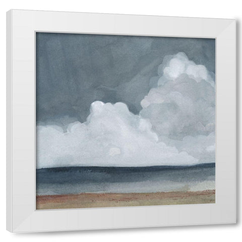 Cloud Landscape I White Modern Wood Framed Art Print by Scarvey, Emma