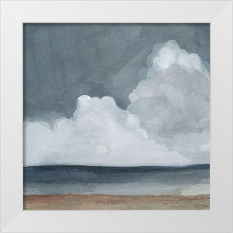 Cloud Landscape I White Modern Wood Framed Art Print by Scarvey, Emma