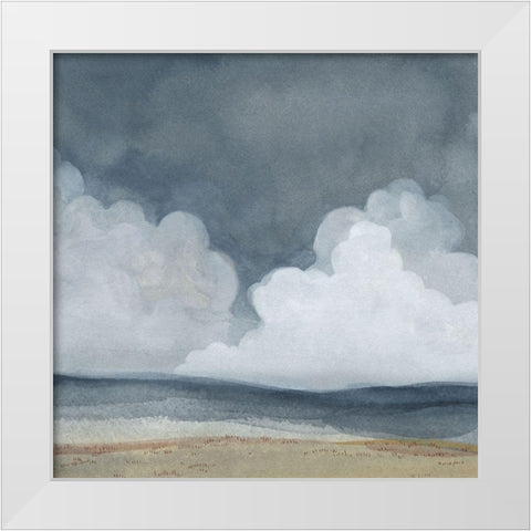 Cloud Landscape II White Modern Wood Framed Art Print by Scarvey, Emma