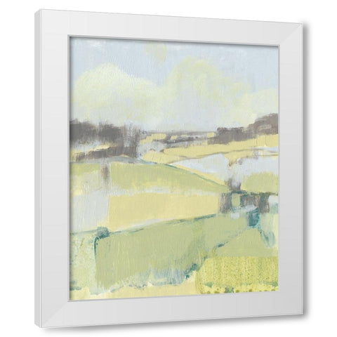 Sweet Fields I White Modern Wood Framed Art Print by Goldberger, Jennifer