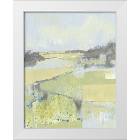 Sweet Fields II White Modern Wood Framed Art Print by Goldberger, Jennifer