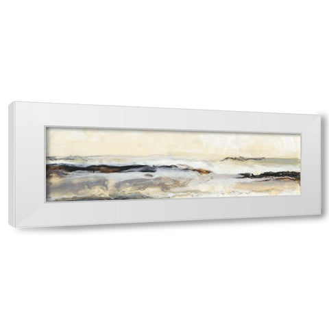 Joyful Horizon I White Modern Wood Framed Art Print by Bramma, Lila