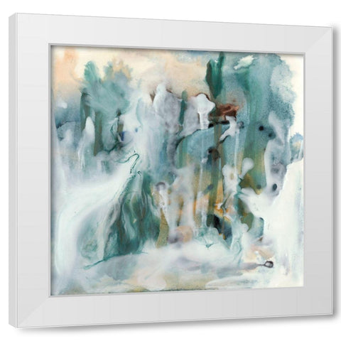 New Vision I White Modern Wood Framed Art Print by Bramma, Lila