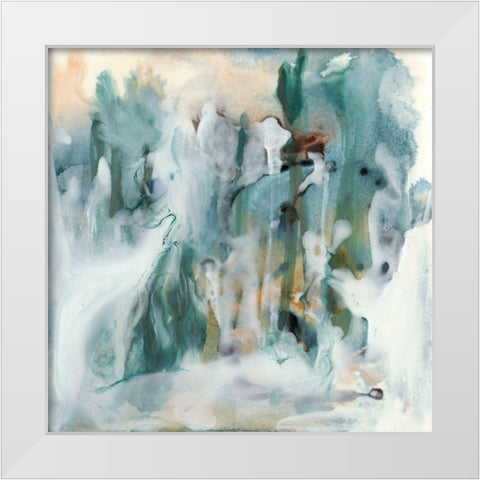 New Vision I White Modern Wood Framed Art Print by Bramma, Lila
