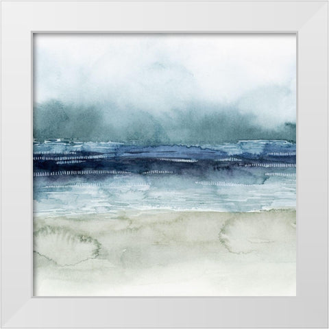Mariners Mist I White Modern Wood Framed Art Print by Popp, Grace