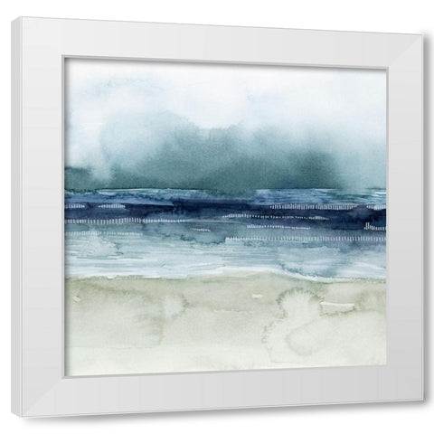 Mariners Mist II White Modern Wood Framed Art Print by Popp, Grace