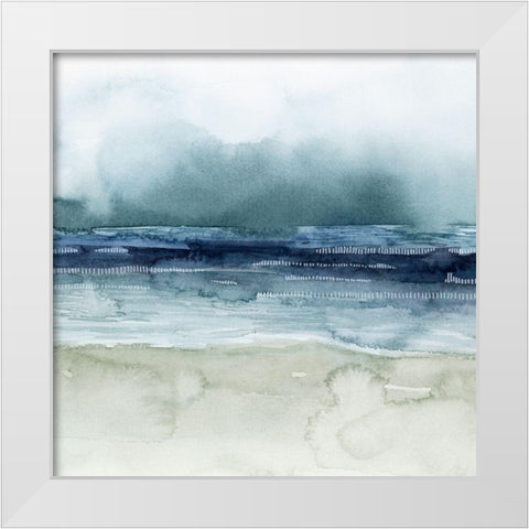 Mariners Mist II White Modern Wood Framed Art Print by Popp, Grace
