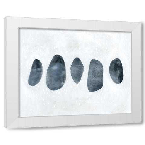 Stone Collection II White Modern Wood Framed Art Print by Scarvey, Emma