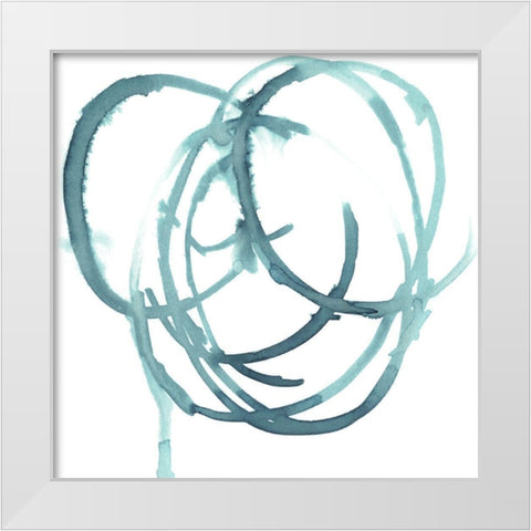 Dizzy I White Modern Wood Framed Art Print by Parker, Jennifer Paxton