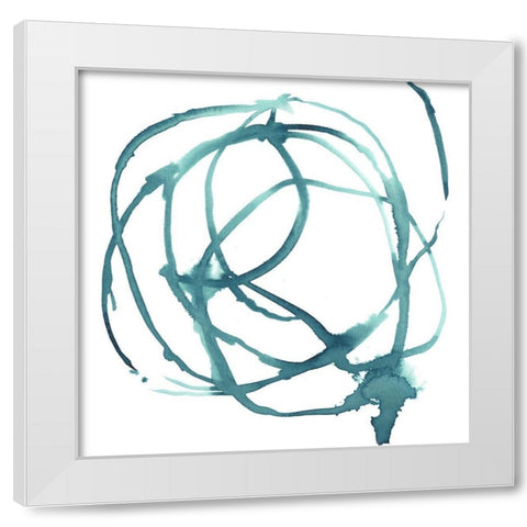 Dizzy II White Modern Wood Framed Art Print by Parker, Jennifer Paxton
