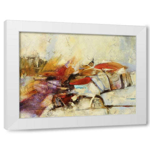Feteen I White Modern Wood Framed Art Print by Villarreal, Gabriela