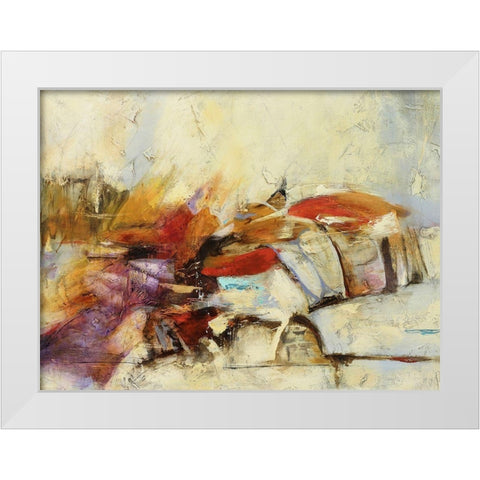 Feteen I White Modern Wood Framed Art Print by Villarreal, Gabriela