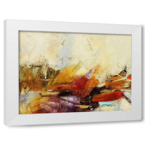 Feteen II White Modern Wood Framed Art Print by Villarreal, Gabriela