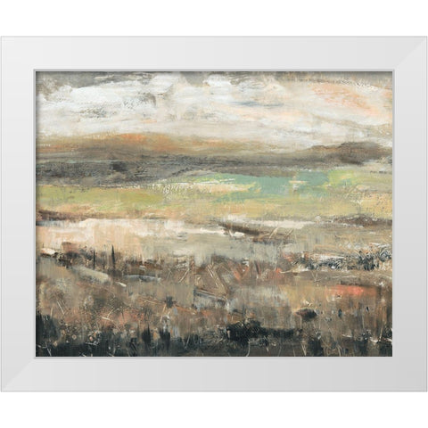 Grassland Showers I White Modern Wood Framed Art Print by OToole, Tim
