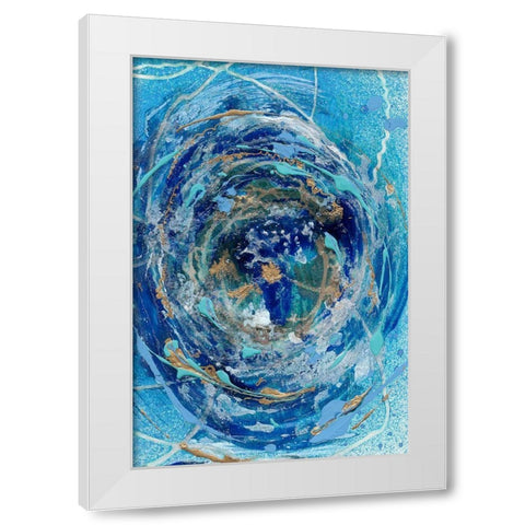 Waterspout I White Modern Wood Framed Art Print by Ludwig, Alicia