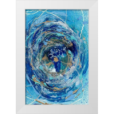 Waterspout I White Modern Wood Framed Art Print by Ludwig, Alicia