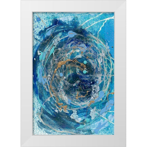 Waterspout II White Modern Wood Framed Art Print by Ludwig, Alicia