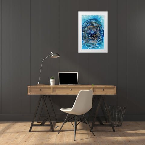 Waterspout IV White Modern Wood Framed Art Print by Ludwig, Alicia