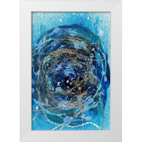 Waterspout IV White Modern Wood Framed Art Print by Ludwig, Alicia
