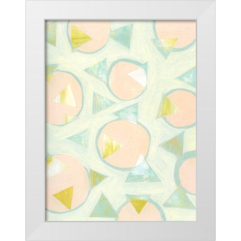 Light Leak I White Modern Wood Framed Art Print by Popp, Grace