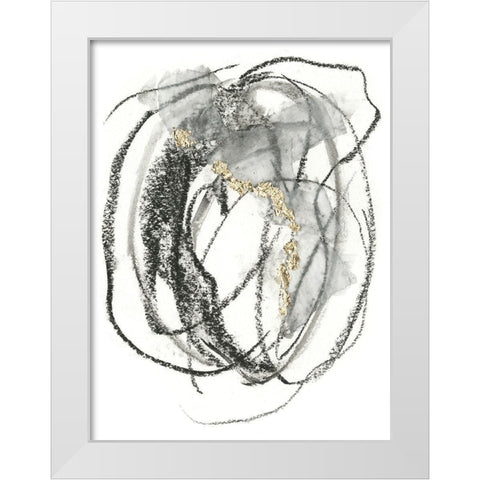 La Valses I White Modern Wood Framed Art Print by Borges, Victoria