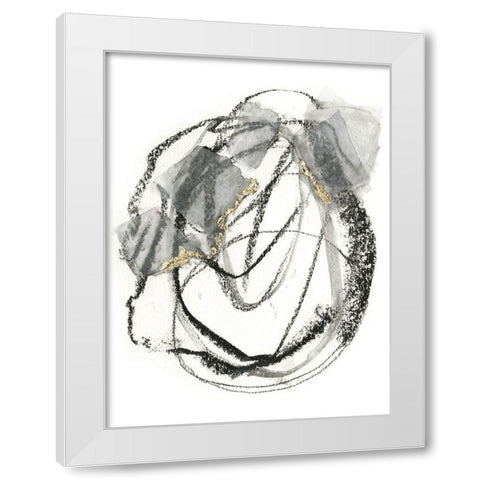 La Valses II White Modern Wood Framed Art Print by Borges, Victoria
