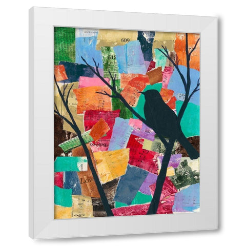 Shadow of Light III White Modern Wood Framed Art Print by Moore, Regina