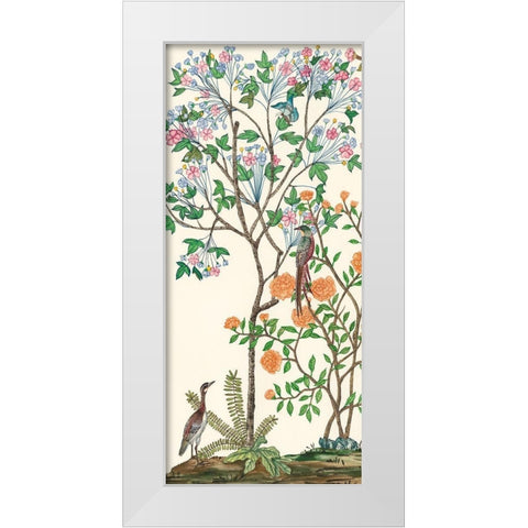 Traditional Chinoiserie I White Modern Wood Framed Art Print by Wang, Melissa