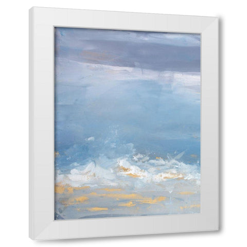 Just Before Dusk I White Modern Wood Framed Art Print by Contacessi, Julia